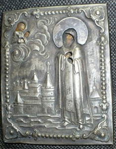 Икона Св. Ефим. Серебро 84 пр.