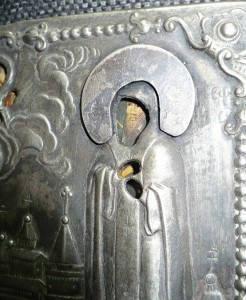 Икона Св. Ефим. Серебро 84 пр.