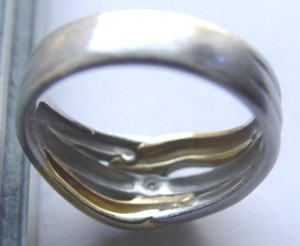 Кольцо. Pt 900*. Бриллиант - 0,376 Kt. Япония. Сертификат!