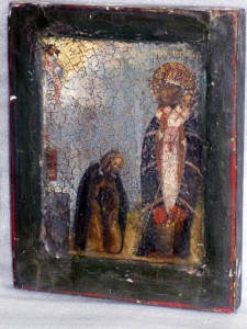 Икона Св Митрополит Дмитрий Ростовский.Ковчег.