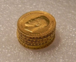 10 рублей 1899г. х 6 штук, Лот №2.