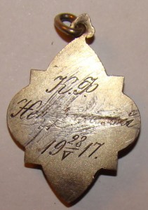 жетон "счетоводные курсы М.В. Побединского" Петроград 1917