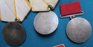 КОМПЛЕКТ Боевые Заслуги 3шт в люксе на одного на документе