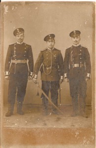 Трое рядовых 84 пехотного Ширванского полка.