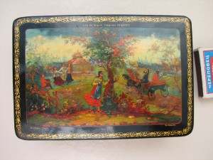 Шкатулка, Палех, Журавлев.