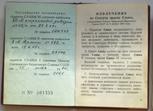 Боевая Слава первой степени (Кавалерка+орденская)