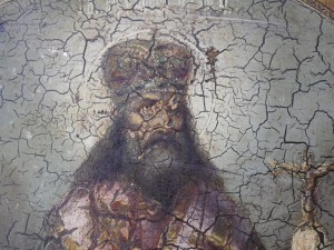 Икона Феодосий Черниговский. 44,3х37,7х3,3 см.