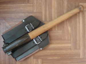 Лопатка саперная (Бундесфер) в кож.чехле - со склада!!!