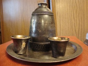 Коньячный наборчик,латунь