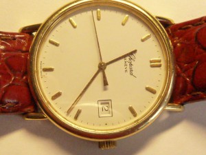 НАРУЧНЫЕ ЗОЛОТЫЕ ЧАСЫ "CHOPARD" КВАРЦ ! ДЁШЕВО