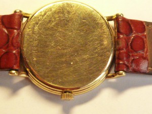 НАРУЧНЫЕ ЗОЛОТЫЕ ЧАСЫ "CHOPARD" КВАРЦ ! ДЁШЕВО