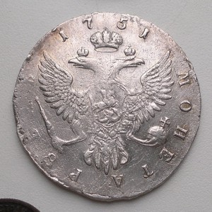 Рубль 1751г