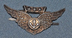 Нагрудный знак лётчика морской авиации США  Война.