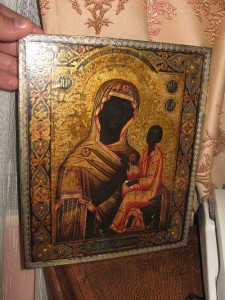 Тихвинская Икона Божией Матери (рамка 84)