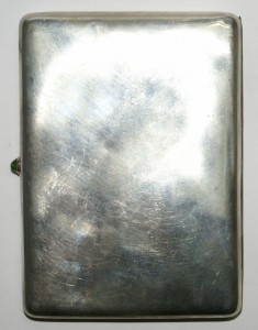 Серебряный портсигар. Серебро 84.