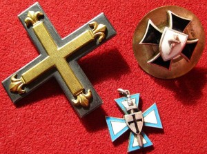 Знак Балтийского полка. 1919г. Серебро.