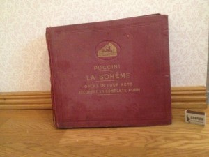 la boheme набор патефонных пластинок