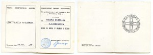 ЗПНГ(посольство СССР в Польше)+6 иностран.доков на женщину