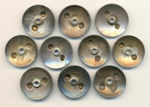 Серебрянные закрутки 10 шт.