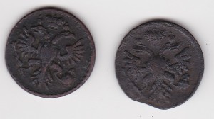 Деньга 1731-58г.г. 6 шт.