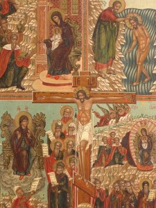 Четырехчастная икона. Экспертиза.
