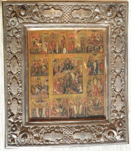 Икона Праздники. Басма- 307 грамм.