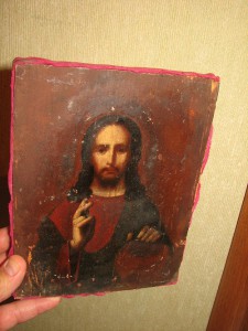 Икона Господь Вседержитель , серебро