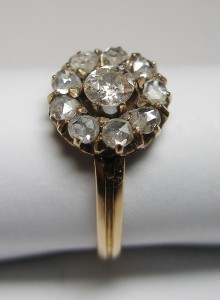 ПЕРСТЕНЬ С БРИЛЛИАНТАМИ 56 пробы !!!