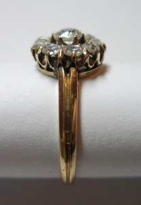 ПЕРСТЕНЬ С БРИЛЛИАНТАМИ 56 пробы !!!