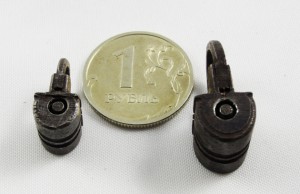 Уникальные миниатюрные винтовые кованые замки. 19 век