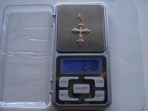 Цепочка с крестиком 585 пробы