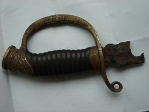Ручка и наконечкик от драгунки, наконечник от бебута