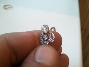 Кольцо платина бриллианты