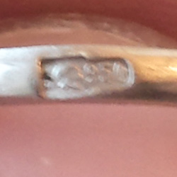 Кольцо платина бриллианты