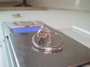 Кольцо платина бриллианты