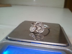 Кольцо платина бриллианты