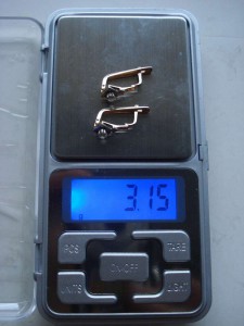 Сережки 583пробы