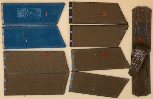 Погоны АВИА старший офицер разные 10 пар 60-е годы