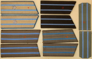 Погоны АВИА старший офицер разные 10 пар 60-е годы