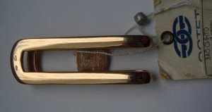 Зажим для денег, Au 585.