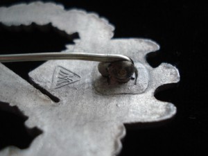 Пехотный штурмовой знак (редкое клеймо MK)