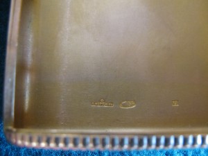 Золотой портсигар 56 пробы.Морозовъ.
