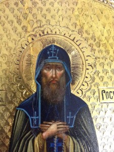 Редкая икона Преподобный Иринарх, затворник Ростовский.