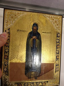 Редкая икона Преподобный Иринарх, затворник Ростовский.