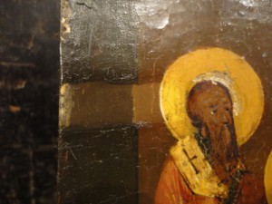 Икона Избранные Святые Василий, Феодосий, Иоанн, Константин