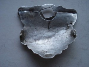 Брошка 84 пробы Кавказ с чернением