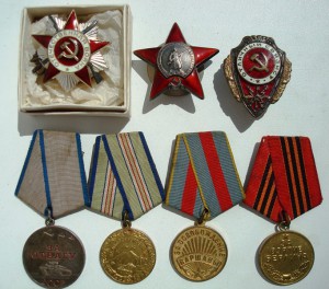 БОЕВАЯ СЛАВА КОМПЛЕКТ 2 СТЕПЕНИ №40640 И 3 СТЕПЕНИ №405014