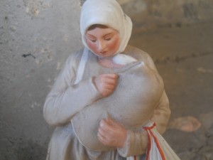 Статуэтка  Подлинная. "Горькая доля". По модели Гарднера.