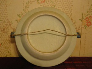 Настенная тарелка гжель китай 50-60-гг