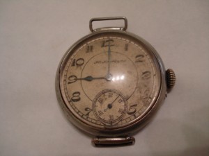 часы наручные Moser , диам. 5 см., офицерские на 1 Мировую